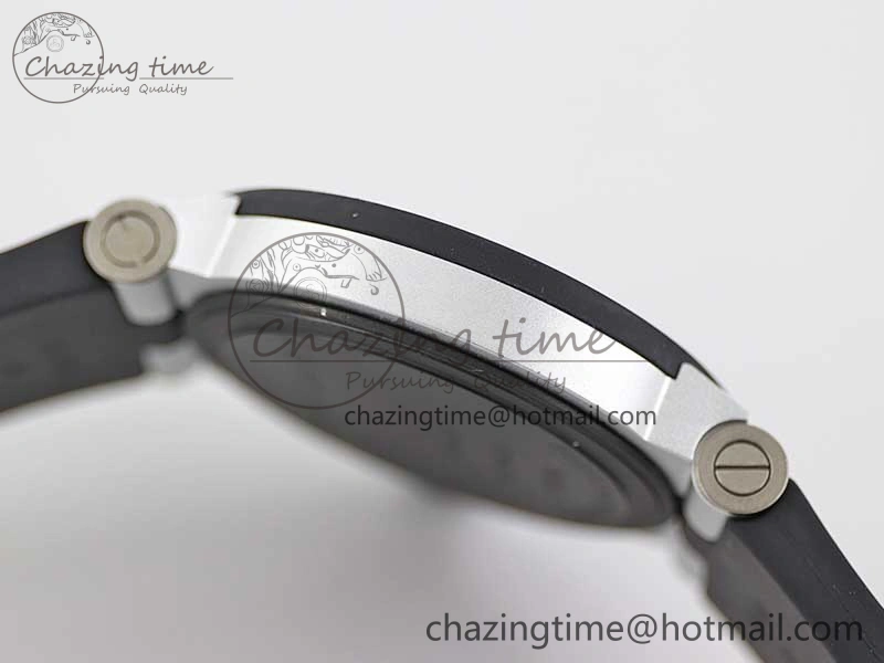 Bvlgari Diagono Aluminum Watch AL RU Black Stk SW Affordable 5818