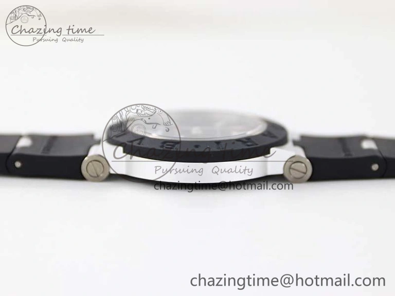 Bvlgari Diagono Aluminum Watch AL RU Black Stk SW Affordable 5818