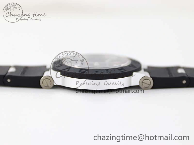 Bvlgari Diagono Aluminum Watch AL RU Black Stk SW Affordable 5818