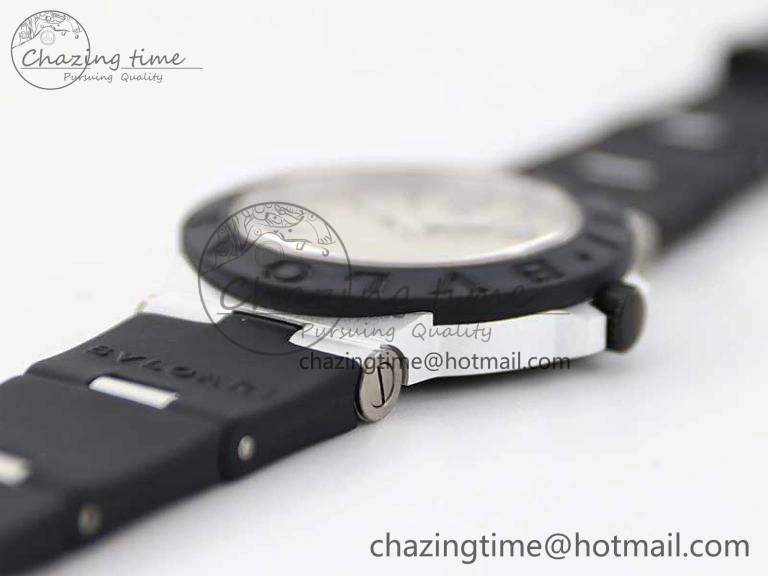 Bvlgari Diagono Aluminum Watch AL RU Steve Aoki Cream Stk SW SportInspired 5819