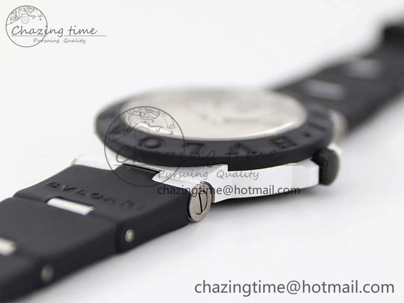 Bvlgari Diagono Aluminum Watch AL RU Steve Aoki Cream Stk SW SportInspired 5819