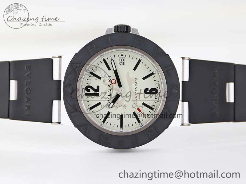 Bvlgari Diagono Aluminum Watch AL RU Steve Aoki Cream Stk SW SportInspired 5819
