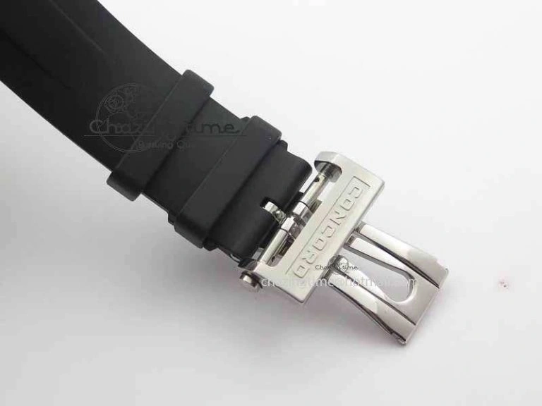 C1 Chronograph SS H-Maker Red CF Dial On Black Rubber Strap A Fashionable 6409