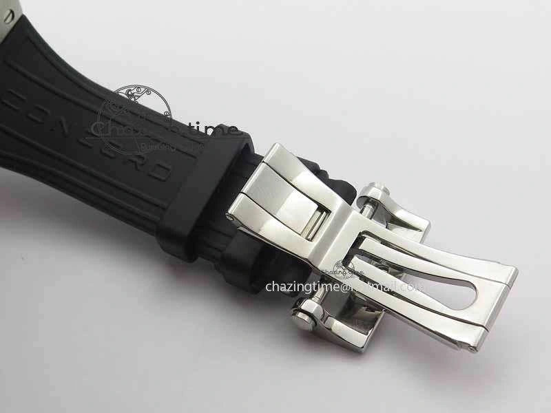 C1 Chronograph SS H-Maker Red CF Dial On Black Rubber Strap A Fashionable 6409