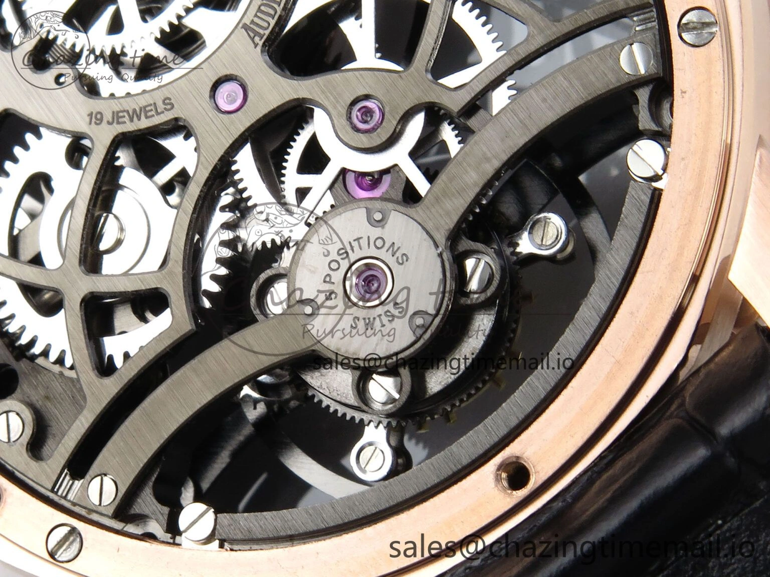 CODE 11.59 Tourbillon 26600 RG APPF Best Edition Black Dial on Black Leather Strap A Lightweight 4300