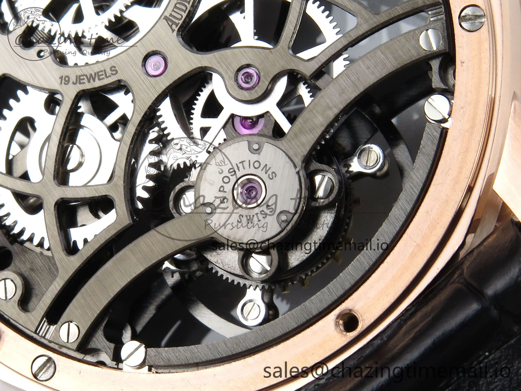 CODE 11.59 Tourbillon 26600 RG APPF Best Edition Black Dial on Black Leather Strap A Lightweight 4300