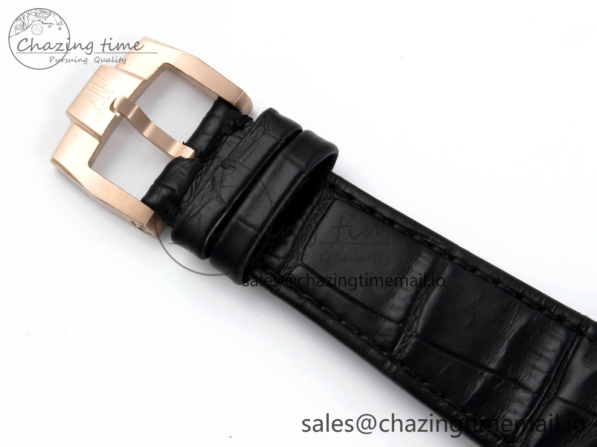 CODE 11.59 Tourbillon 26600 RG APPF Best Edition Black Dial on Black Leather Strap A Lightweight 4300