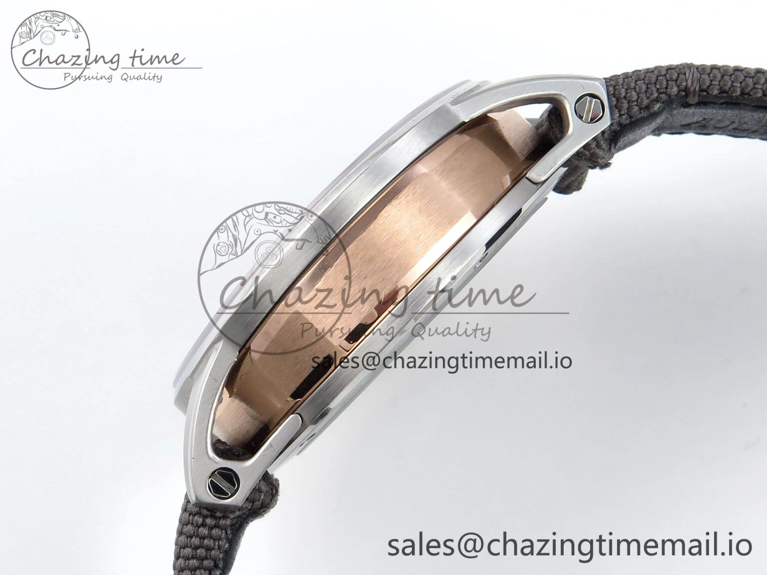 SmoothTexture CODE 11.59 Tourbillon 26600 SS APPF Best Edition Grey Dial on Grey Nylon Strap A 4302