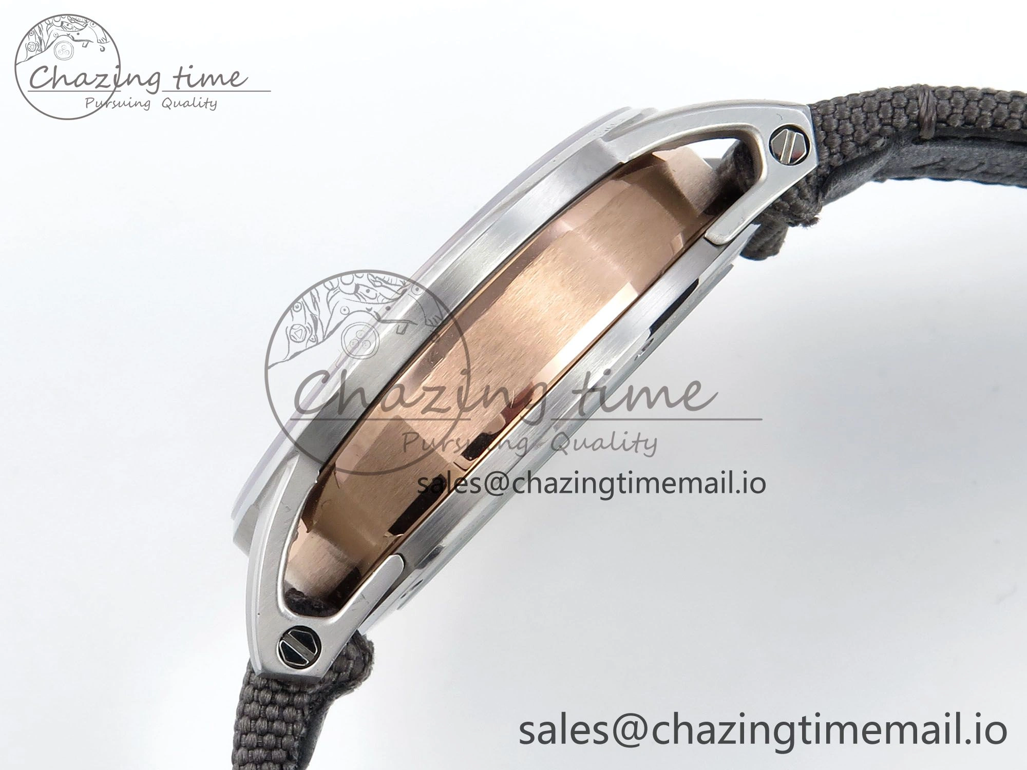 SmoothTexture CODE 11.59 Tourbillon 26600 SS APPF Best Edition Grey Dial on Grey Nylon Strap A 4302