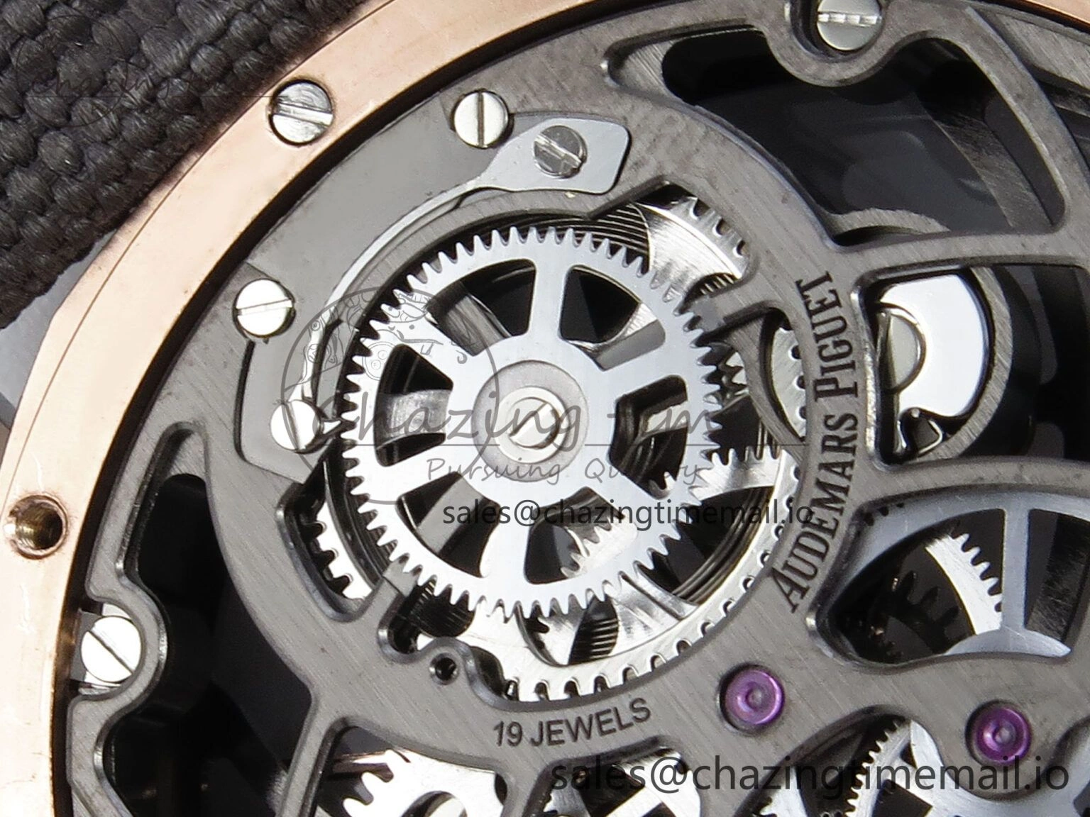 SmoothTexture CODE 11.59 Tourbillon 26600 SS APPF Best Edition Grey Dial on Grey Nylon Strap A 4302