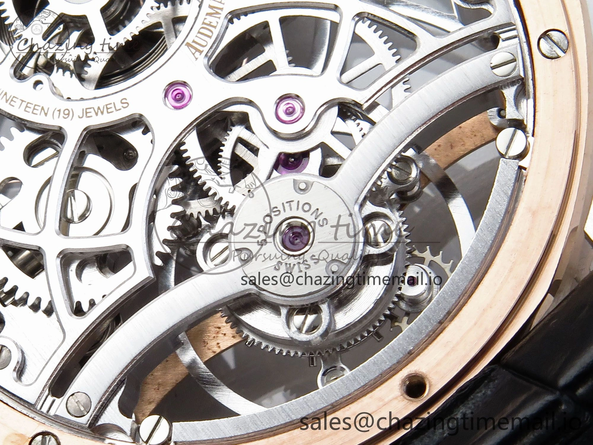 CODE 11.59 Tourbillon 26600 SS APPF Best Edition White Dial on Black Leather Strap A Fashionable 4301