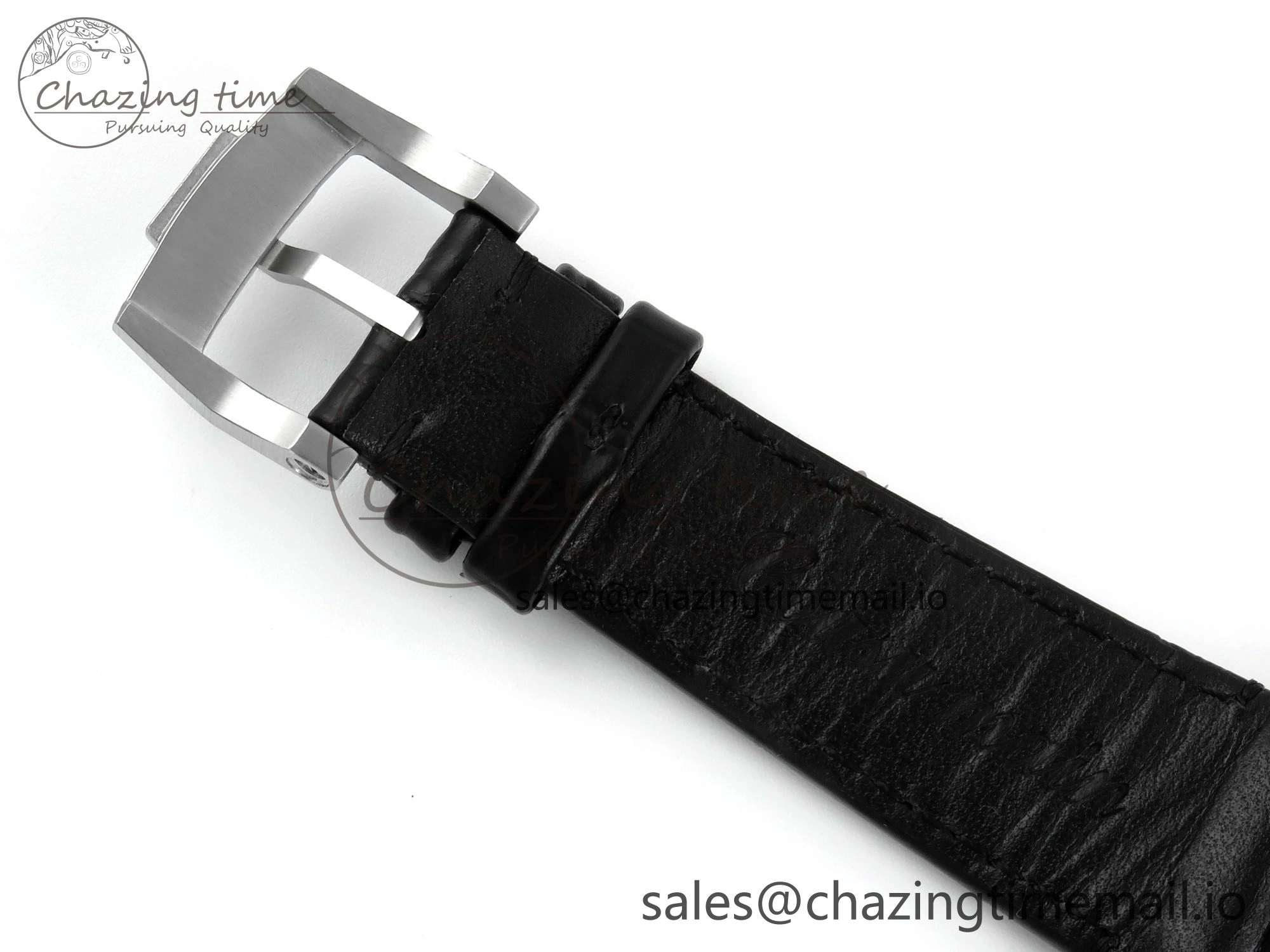 CODE 11.59 Tourbillon 26600 SS APPF Best Edition White Dial on Black Leather Strap A Fashionable 4301