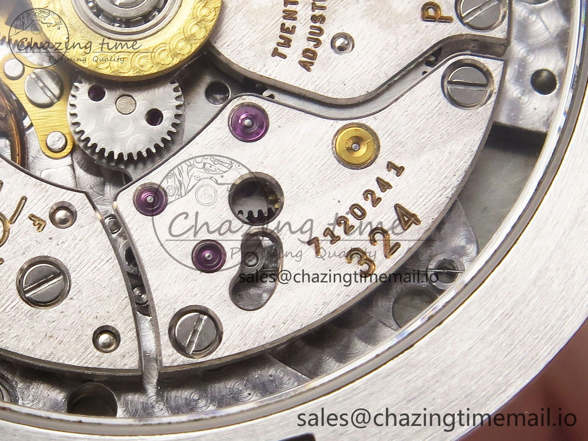 Original CUSTOM MODDED AQUANAUT 5167A SWF 1:1 Edition Gray Dial On Black Rubber Strap VSV324 Super Clone 10847
