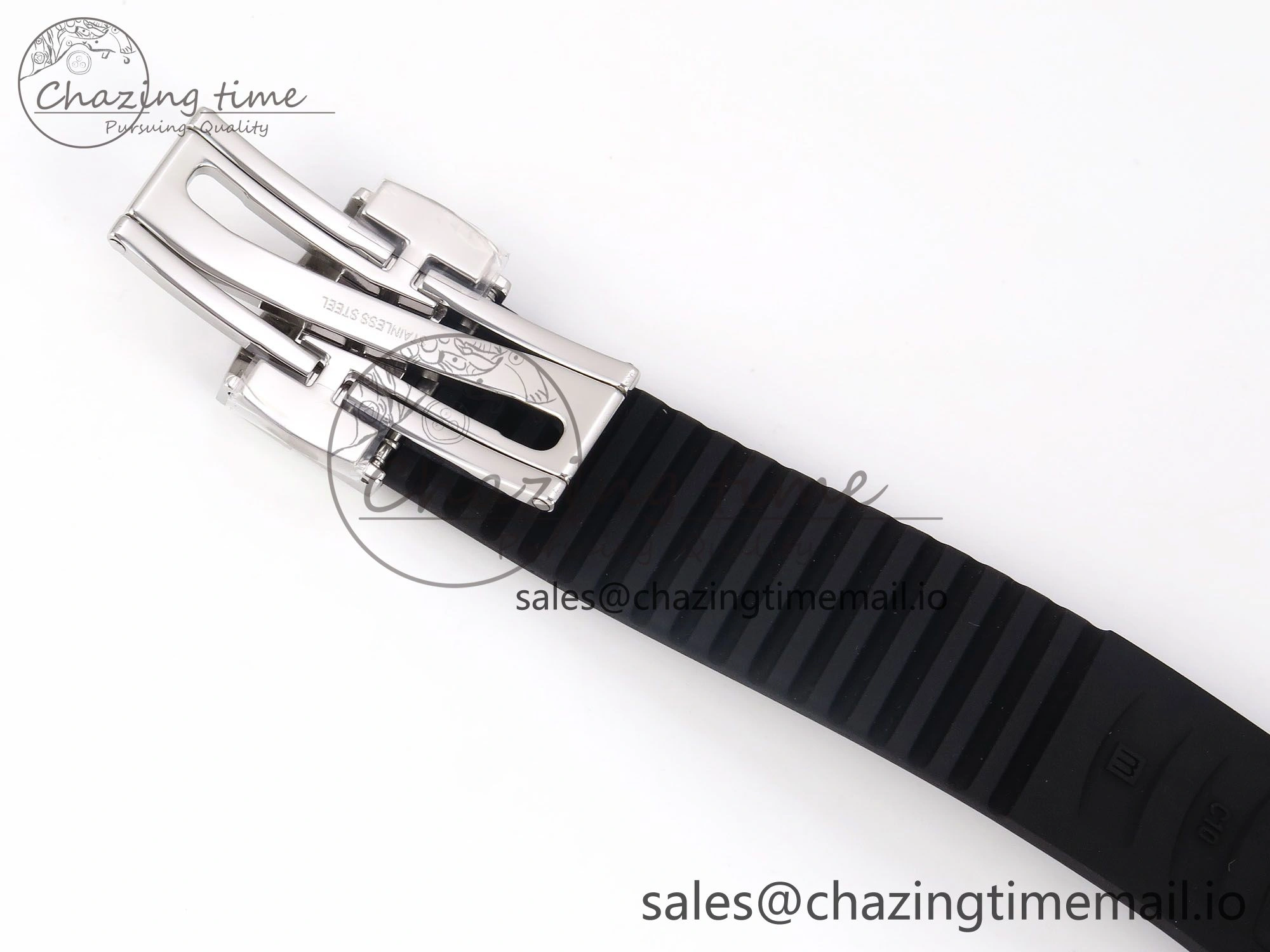 Original CUSTOM MODDED AQUANAUT 5167A SWF 1:1 Edition Gray Dial On Black Rubber Strap VSV324 Super Clone 10847