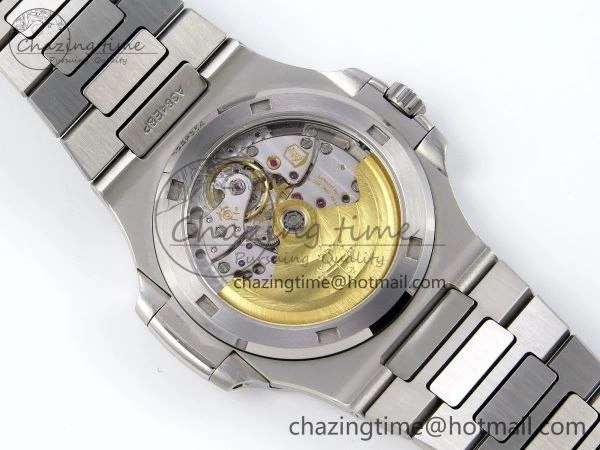 Supportive CUSTOM MODDED NAUTILUS 5711 1300A-001 BUFF 1:1 Edition Diamonds Bezel Green Dial On SS Bracelet PPM324 Super Clone 10851