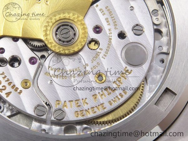 Modern CUSTOM MODDED NAUTILUS 5711 1300A-001 SWF 1:1 Edition Diamond Bezel Green Dial On SS Bracelet PPM324 Super Clone 10852