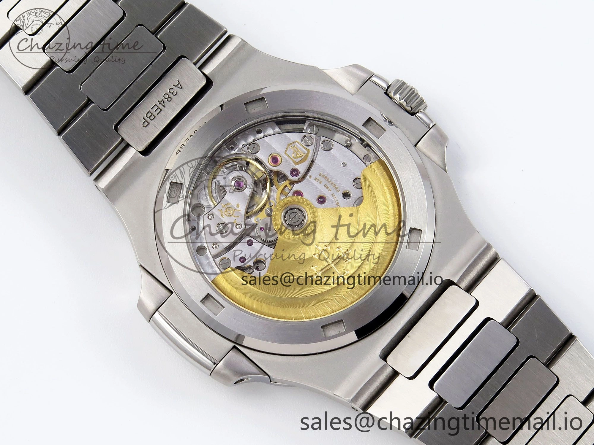 CUSTOM MODDED NAUTILUS 5711 1300A-001 SWF 1:1 Edition Green Dial On SS Bracelet PPM324 Super Clone ModernLook 8718