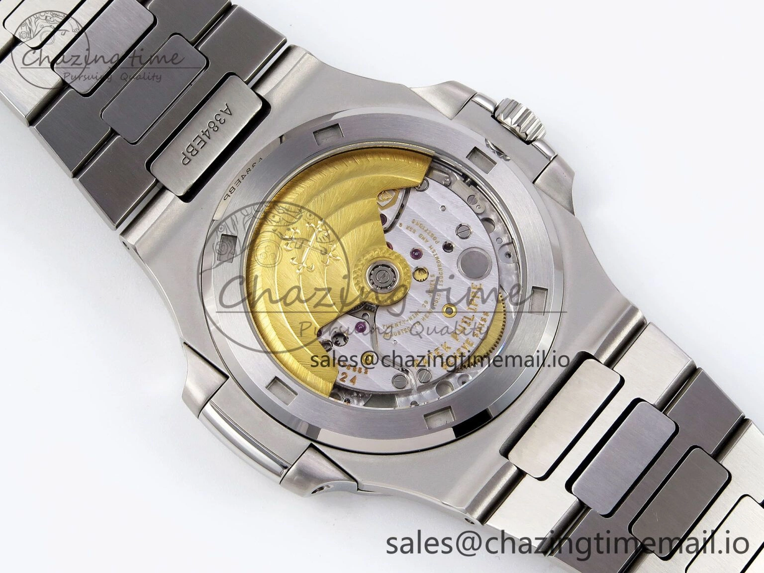 CUSTOM MODDED NAUTILUS 5711 1300A-001 SWF 1:1 Edition Green Dial On SS Bracelet PPM324 Super Clone ModernLook 8718