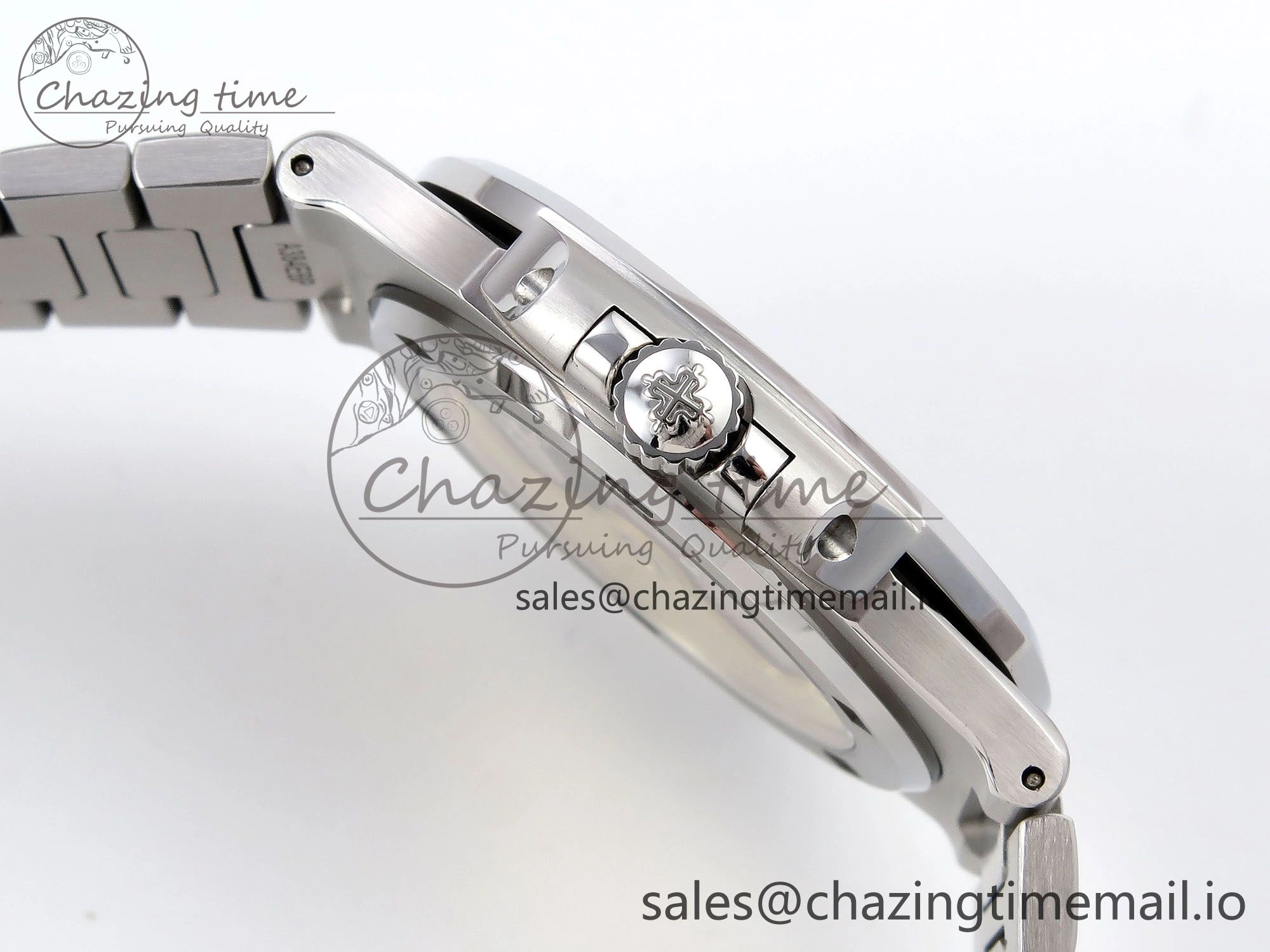 CUSTOM MODDED NAUTILUS 5711 1300A-001 SWF 1:1 Edition Green Dial On SS Bracelet PPM324 Super Clone ModernLook 8718