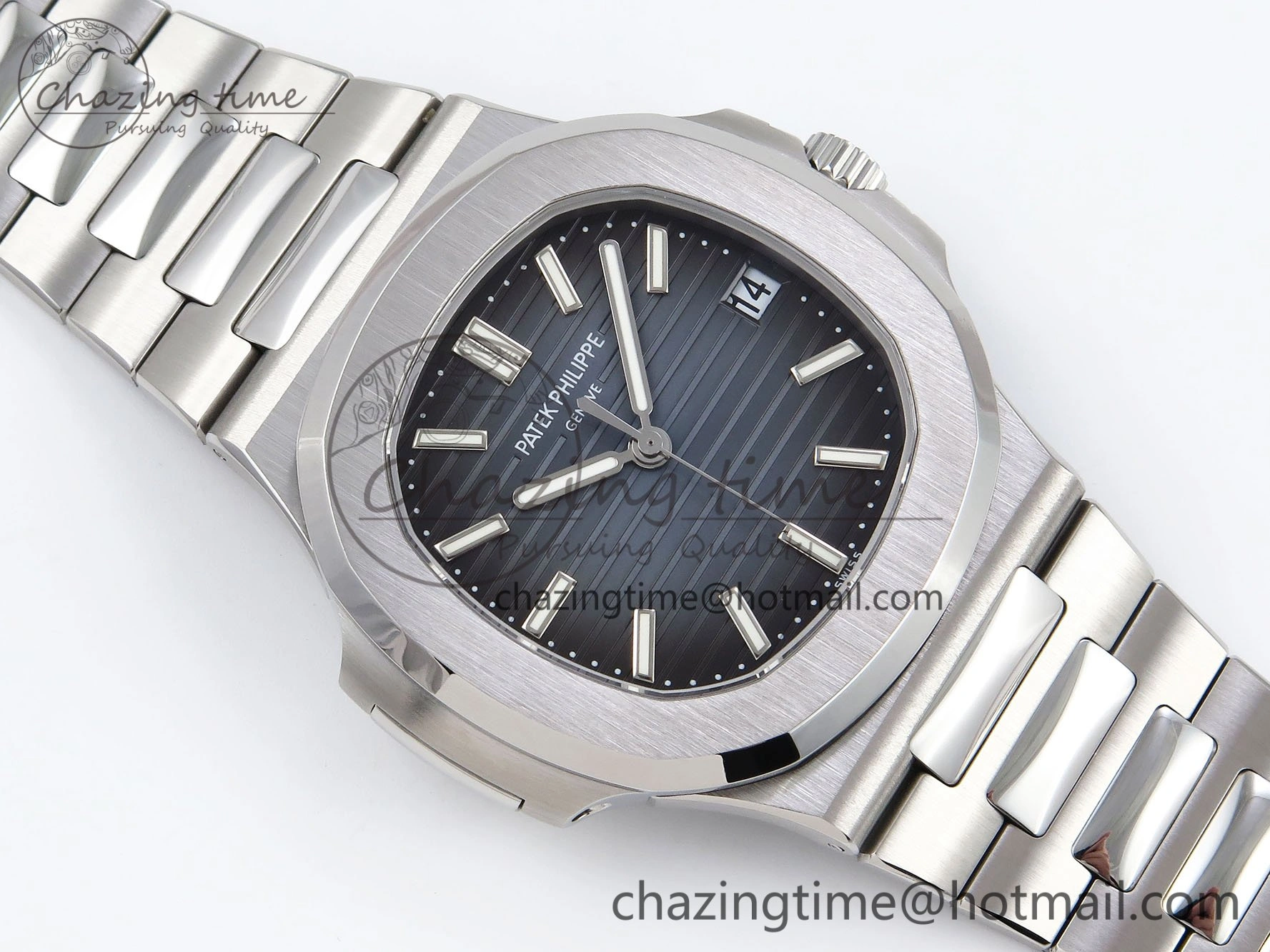 SportInspired CUSTOM MODDED NAUTILUS 5711 1A Buff 1:1 Edition On SS Bracelet VSV324 Super Clone 10856
