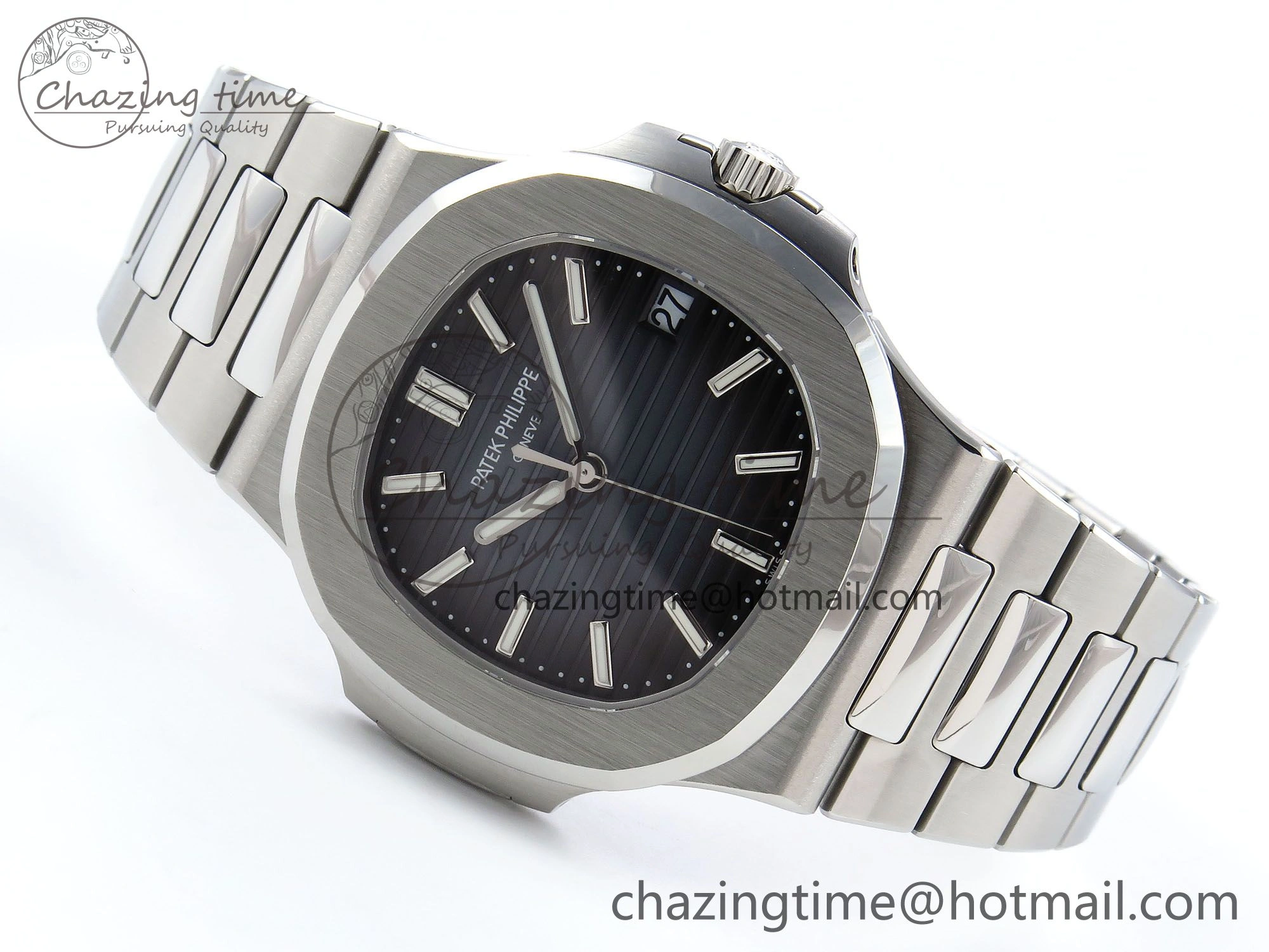 CUSTOM MODDED NAUTILUS 5711 1A On SS Bracelet VSV324 Super Clone Breathable 10860