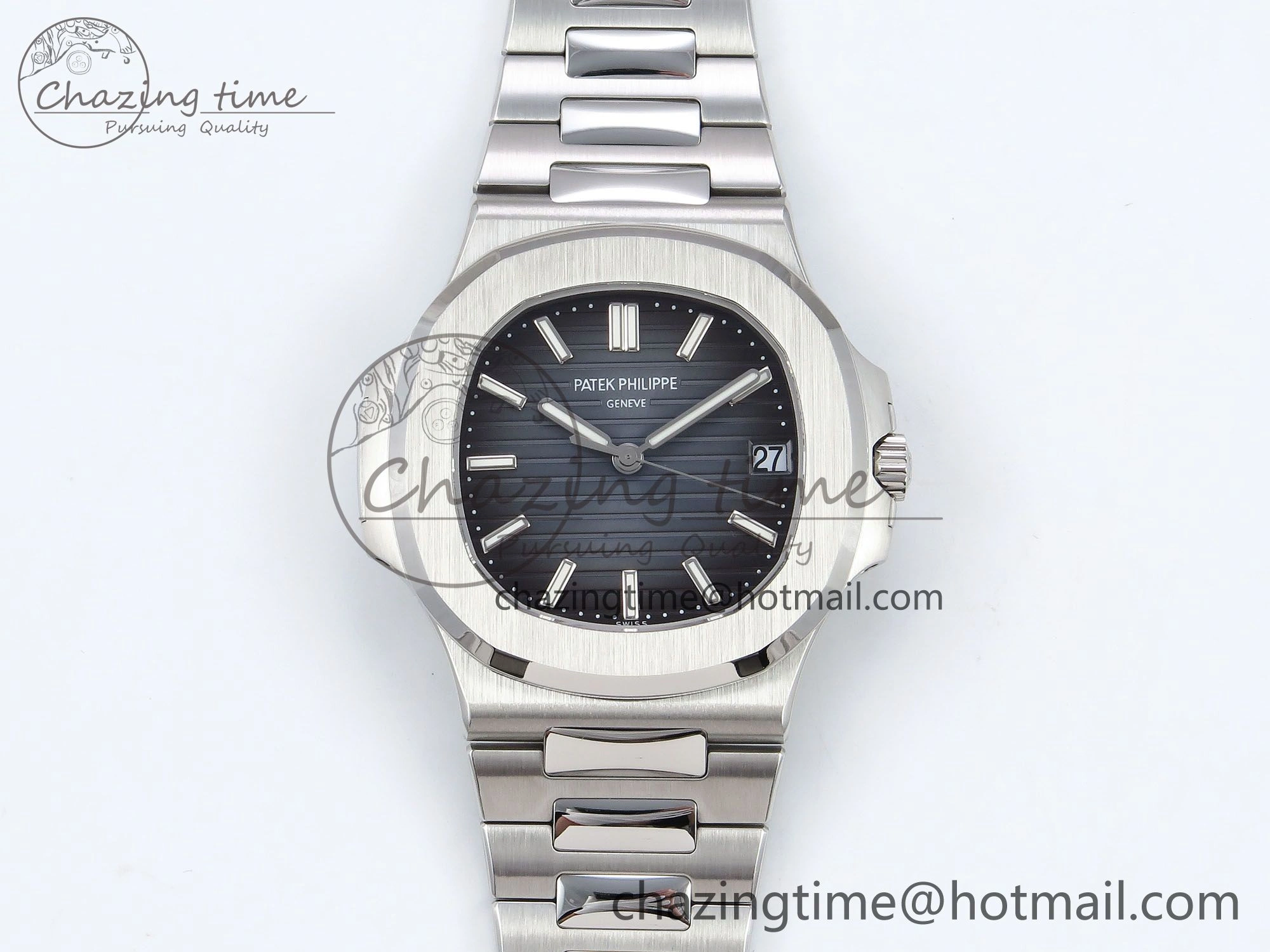 CUSTOM MODDED NAUTILUS 5711 1A On SS Bracelet VSV324 Super Clone Breathable 10860