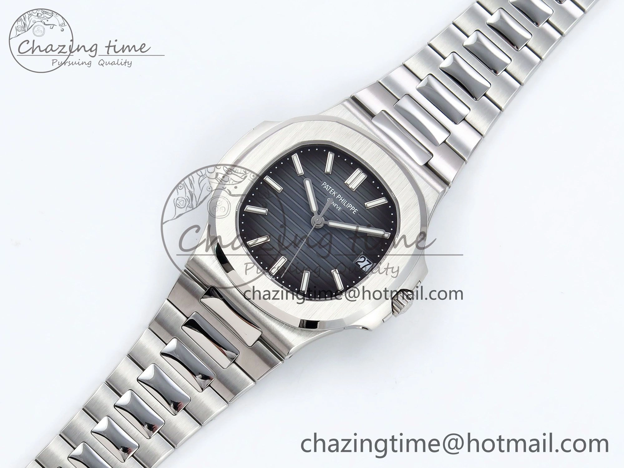 CUSTOM MODDED NAUTILUS 5711 1A On SS Bracelet VSV324 Super Clone Breathable 10860