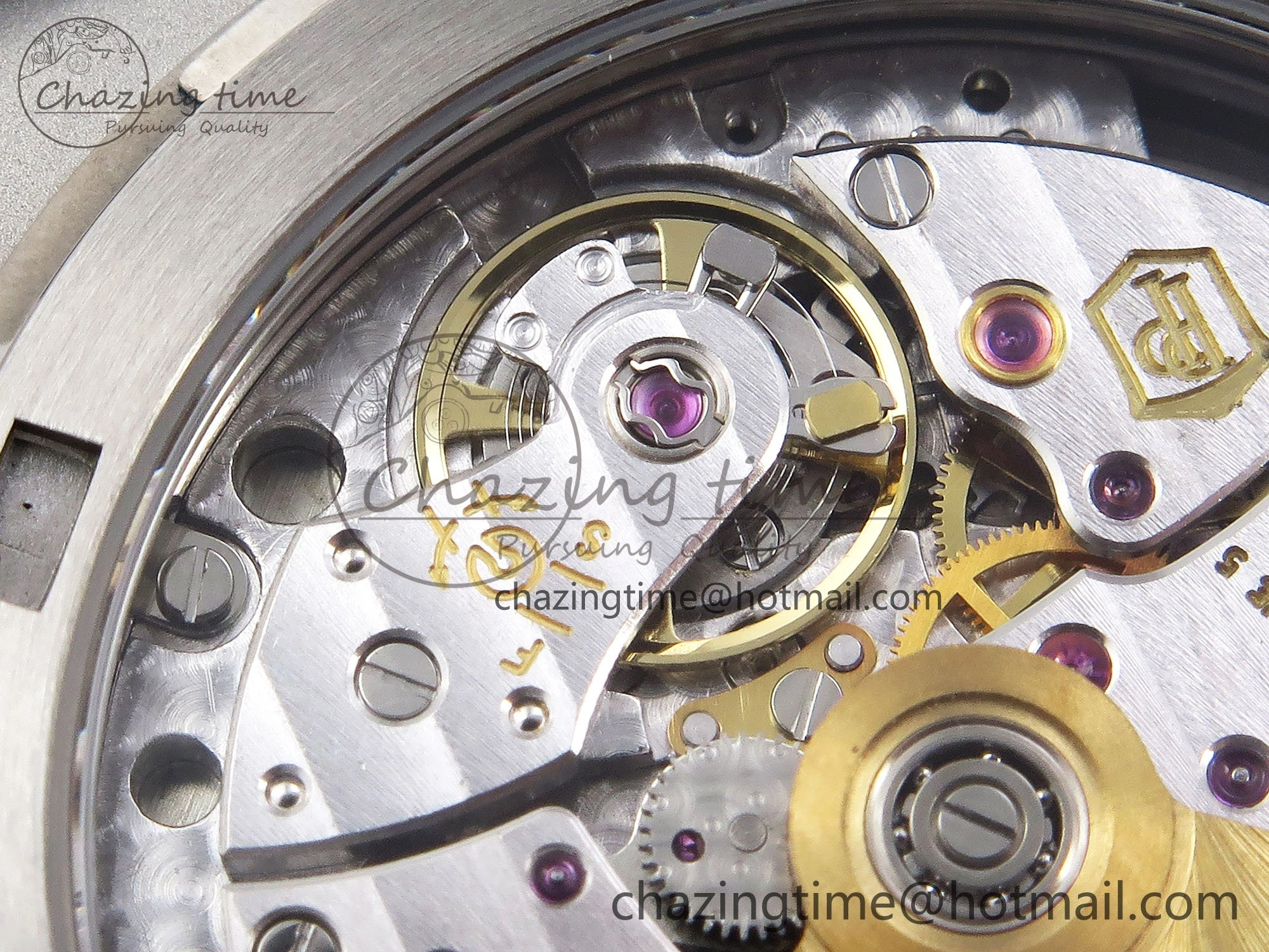 TravelReady CUSTOM MODDED NAUTILUS 5711 1A SS SWF 1:1 BEST EDITION BLUE DIAL ON SS BRACELET VSV Engravings 10855