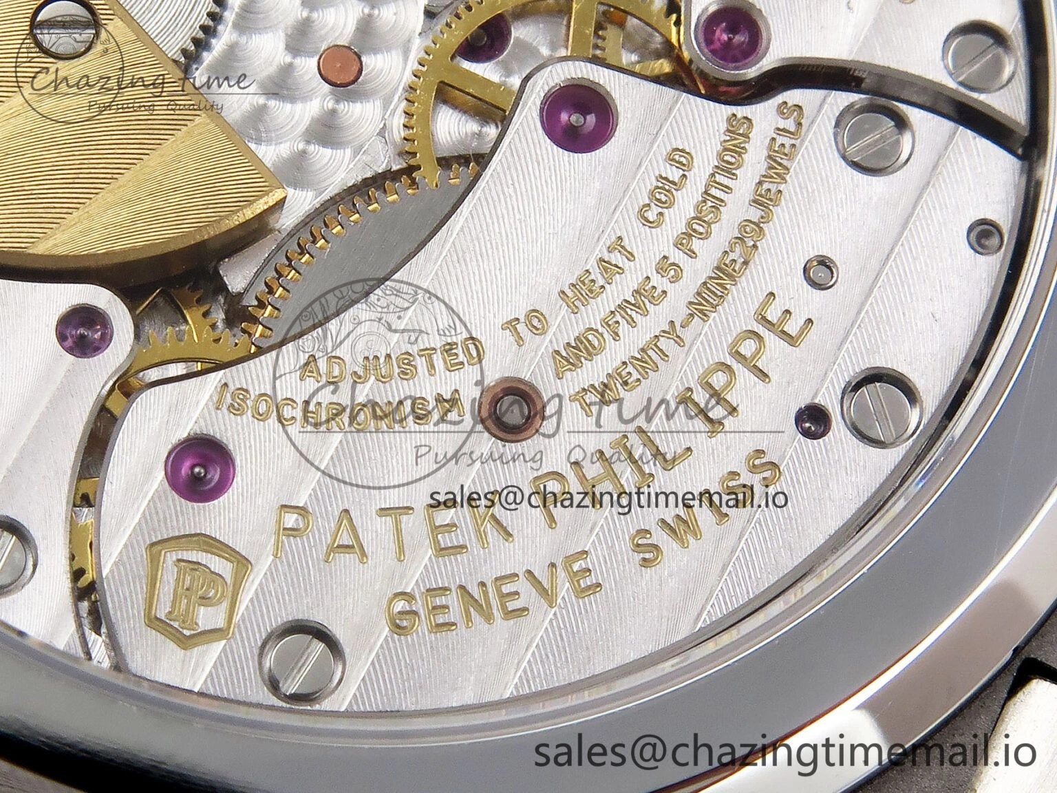 CUSTOM MODDED NAUTILUS 5712 SS SWF 1:1 BEST EDITION BLUE DIAL ON SS BRACELET A240 ( VSV Engravings，New Folding Clasp ) V AllSeason 8676