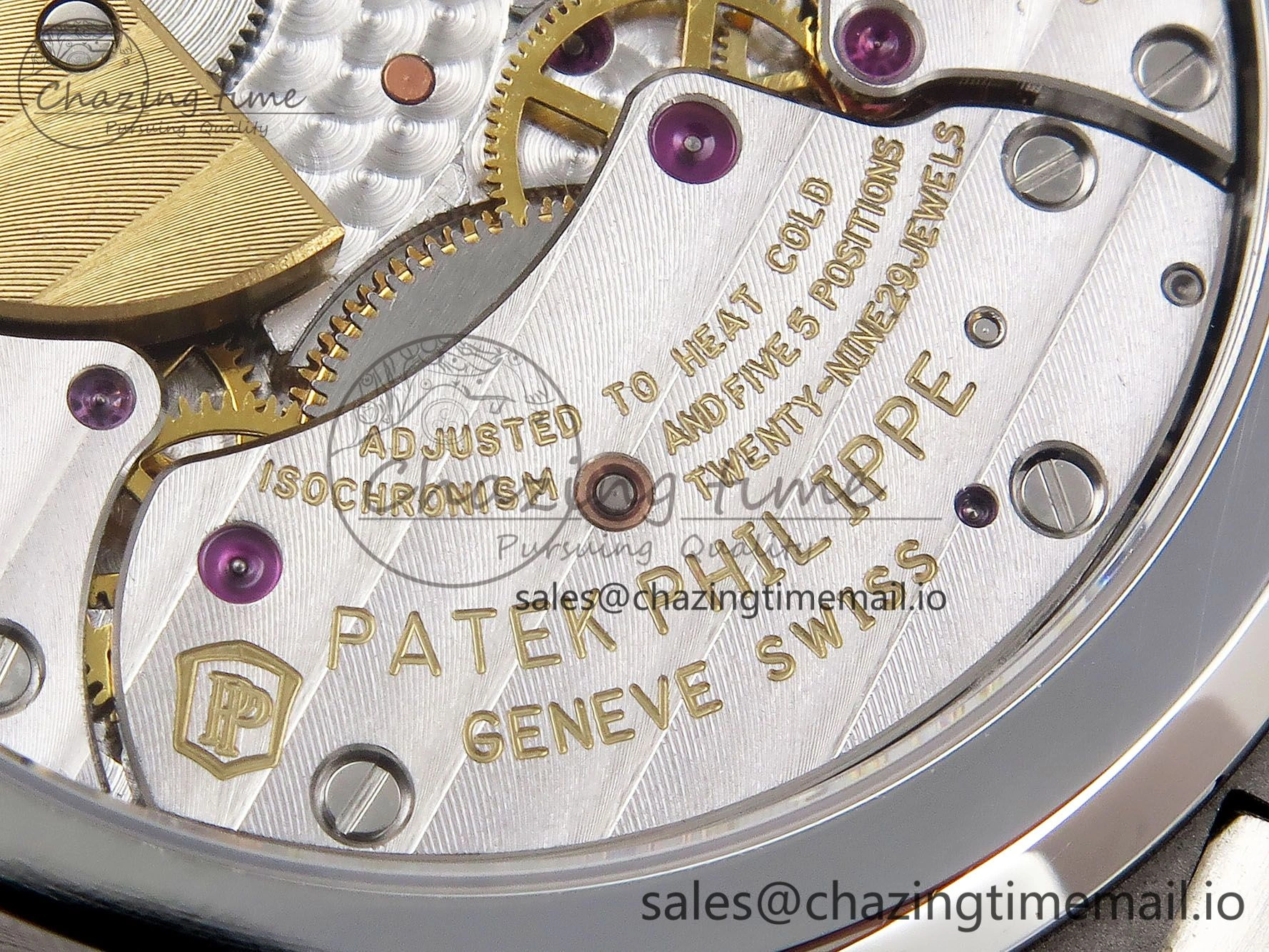 CUSTOM MODDED NAUTILUS 5712 SS SWF 1:1 BEST EDITION BLUE DIAL ON SS BRACELET A240 ( VSV Engravings，New Folding Clasp ) V AllSeason 8676