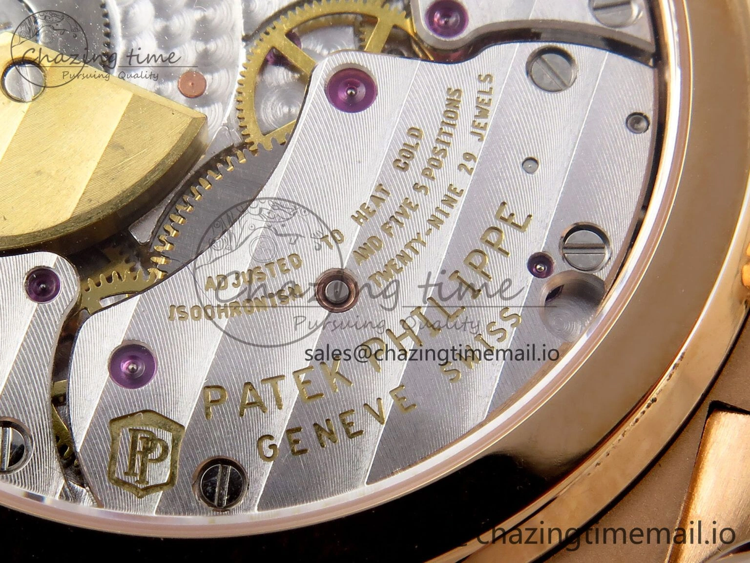 CUSTOM MODDED NAUTILUS 5712 1R SWF 1:1 Edition Brown Dial On RG Bracelet PPM240 Super Clone Youthful 8702