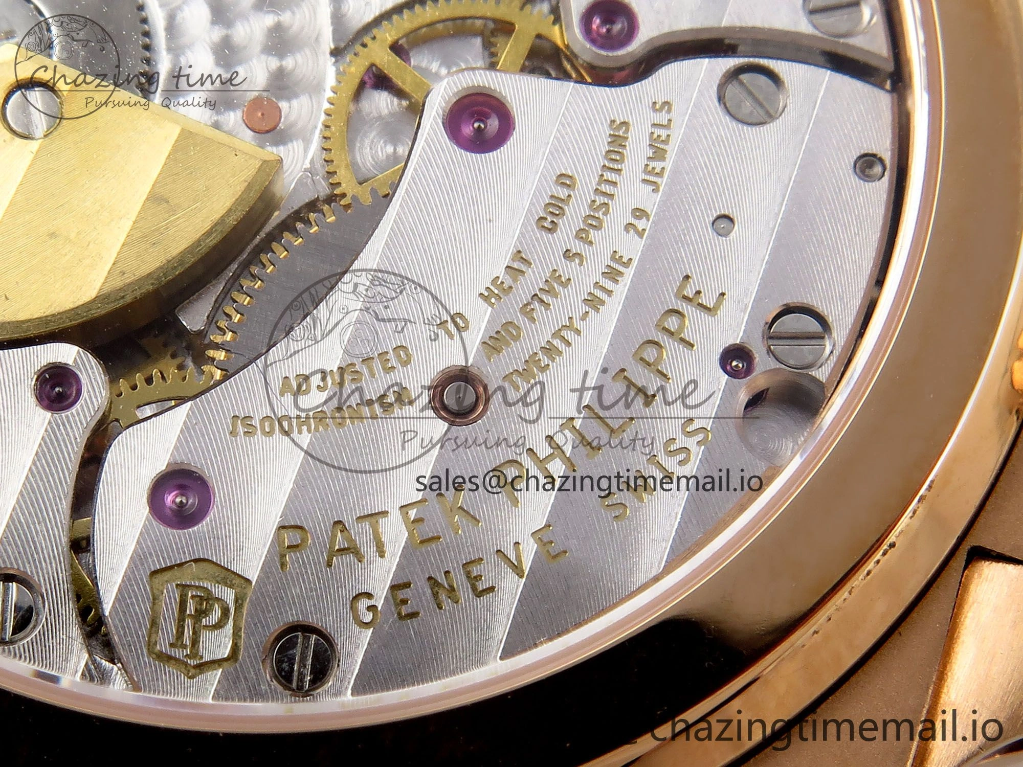 CUSTOM MODDED NAUTILUS 5712 1R SWF 1:1 Edition Brown Dial On RG Bracelet PPM240 Super Clone Youthful 8702