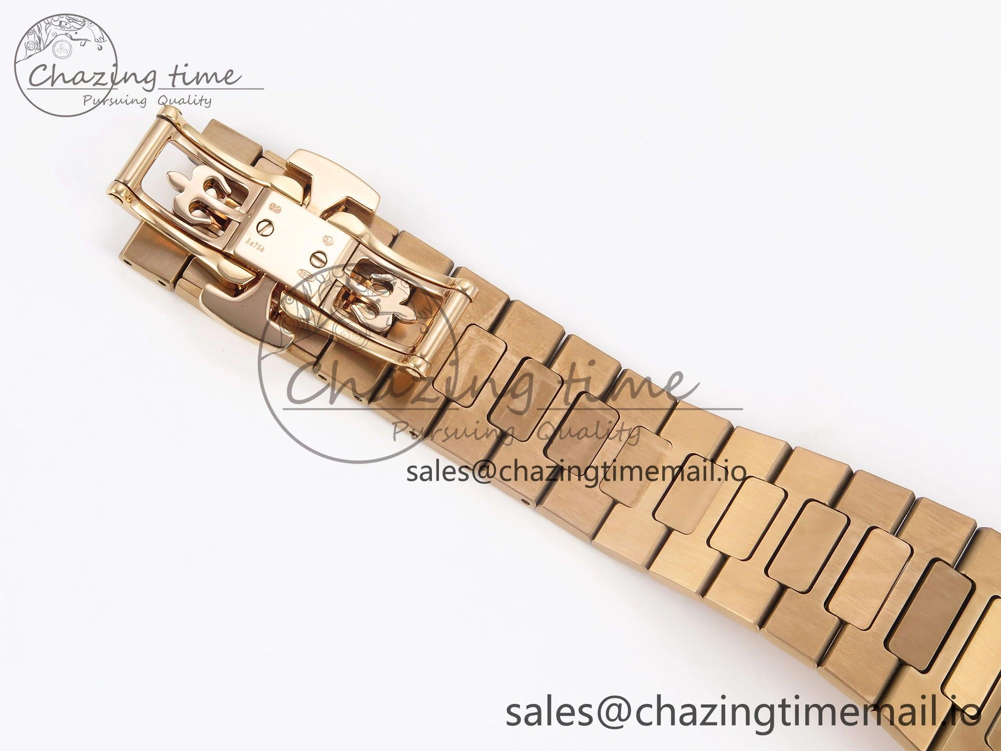 CUSTOM MODDED NAUTILUS 5712 1R SWF 1:1 Edition Brown Dial On RG Bracelet PPM240 Super Clone Youthful 8702