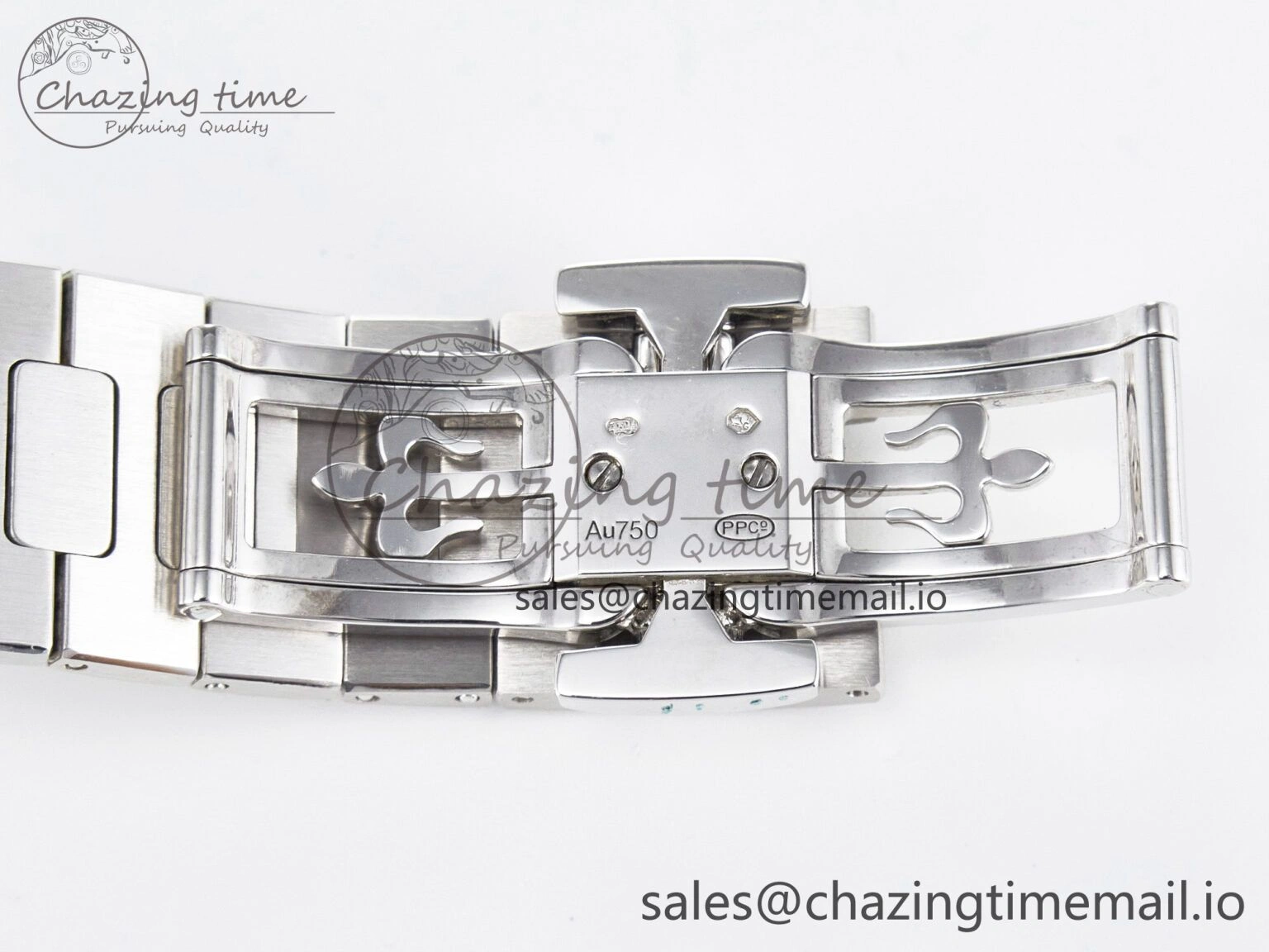 CUSTOM MODDED NAUTILUS 5740 1G Perpetual Calendar PPM 1:1 BEST EDITION BLUE DIAL ON SS BRACELET PPM240 Q SUPER CLONE MOVEMENT HighQuality 10838