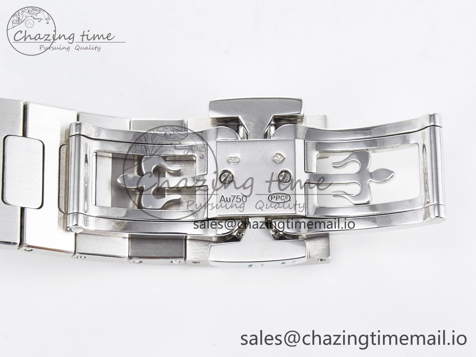 CUSTOM MODDED NAUTILUS 5740 1G Perpetual Calendar PPM 1:1 BEST EDITION BLUE DIAL ON SS BRACELET PPM240 Q SUPER CLONE MOVEMENT HighQuality 10838