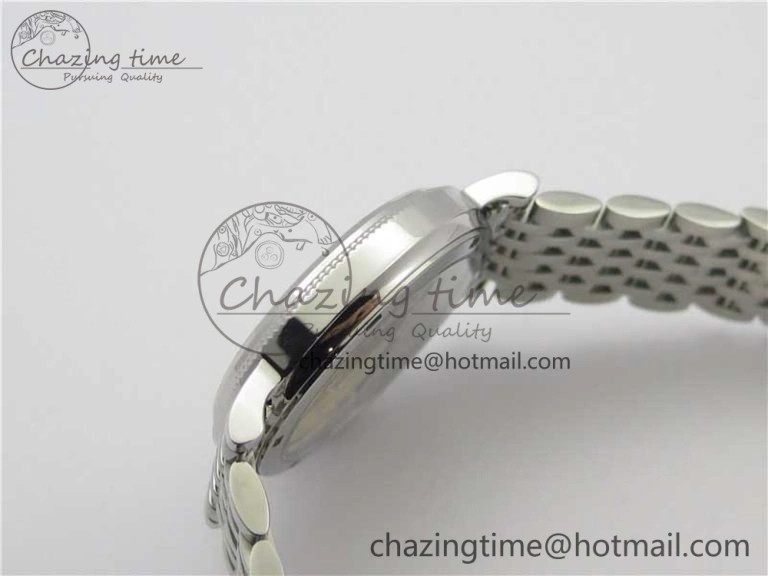TimelessDesign Calatrava 5120 SS TWF Best Edition White Dial on SS Bracelet A240 (Free Leather) 8959