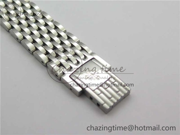 TimelessDesign Calatrava 5120 SS TWF Best Edition White Dial on SS Bracelet A240 (Free Leather) 8959