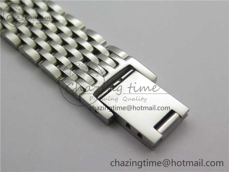 TimelessDesign Calatrava 5120 SS TWF Best Edition White Dial on SS Bracelet A240 (Free Leather) 8959
