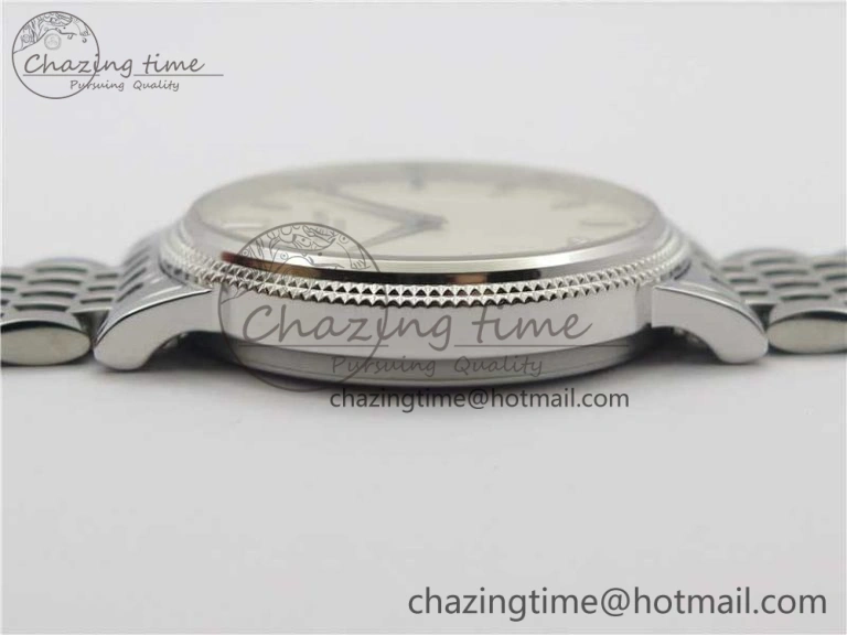 TimelessDesign Calatrava 5120 SS TWF Best Edition White Dial on SS Bracelet A240 (Free Leather) 8959