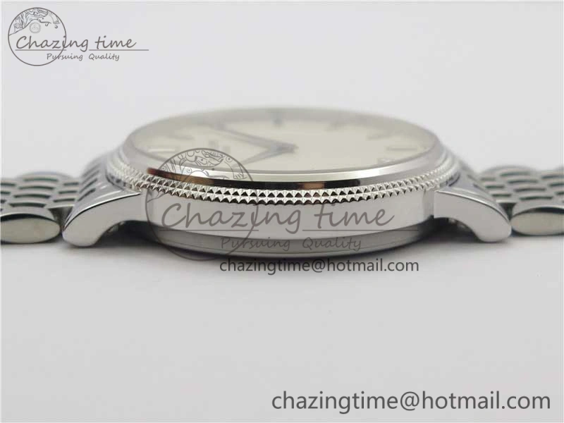 TimelessDesign Calatrava 5120 SS TWF Best Edition White Dial on SS Bracelet A240 (Free Leather) 8959