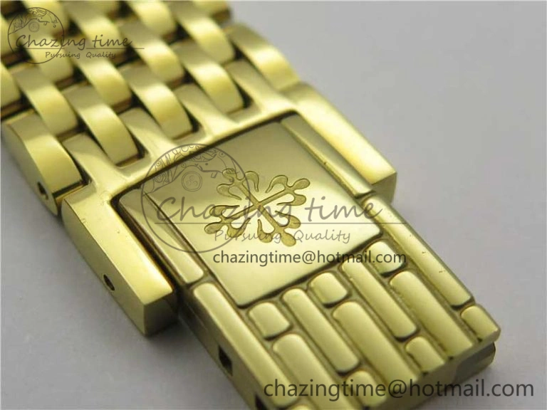 Calatrava 5120 YG TWF Best Edition White Dial on YG Bracelet A240 (Free Leather) Tailored 8960