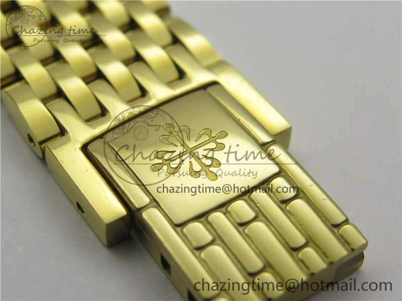 Calatrava 5120 YG TWF Best Edition White Dial on YG Bracelet A240 (Free Leather) Tailored 8960