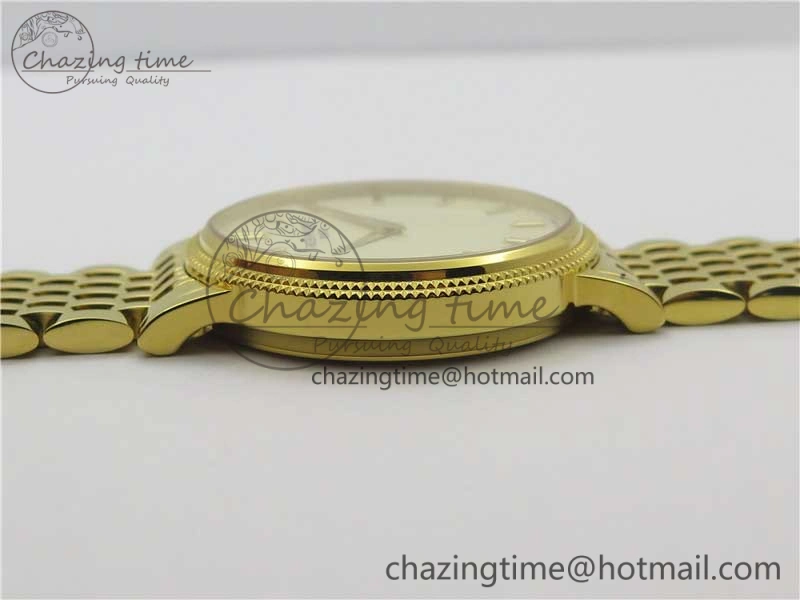 Calatrava 5120 YG TWF Best Edition White Dial on YG Bracelet A240 (Free Leather) Tailored 8960
