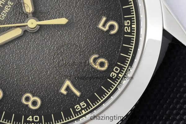 Stylish Calatrava 5226G SS HKF 1:1 Best Edition Gray Rock Dial on Black Nylon Strap 330CS 8823