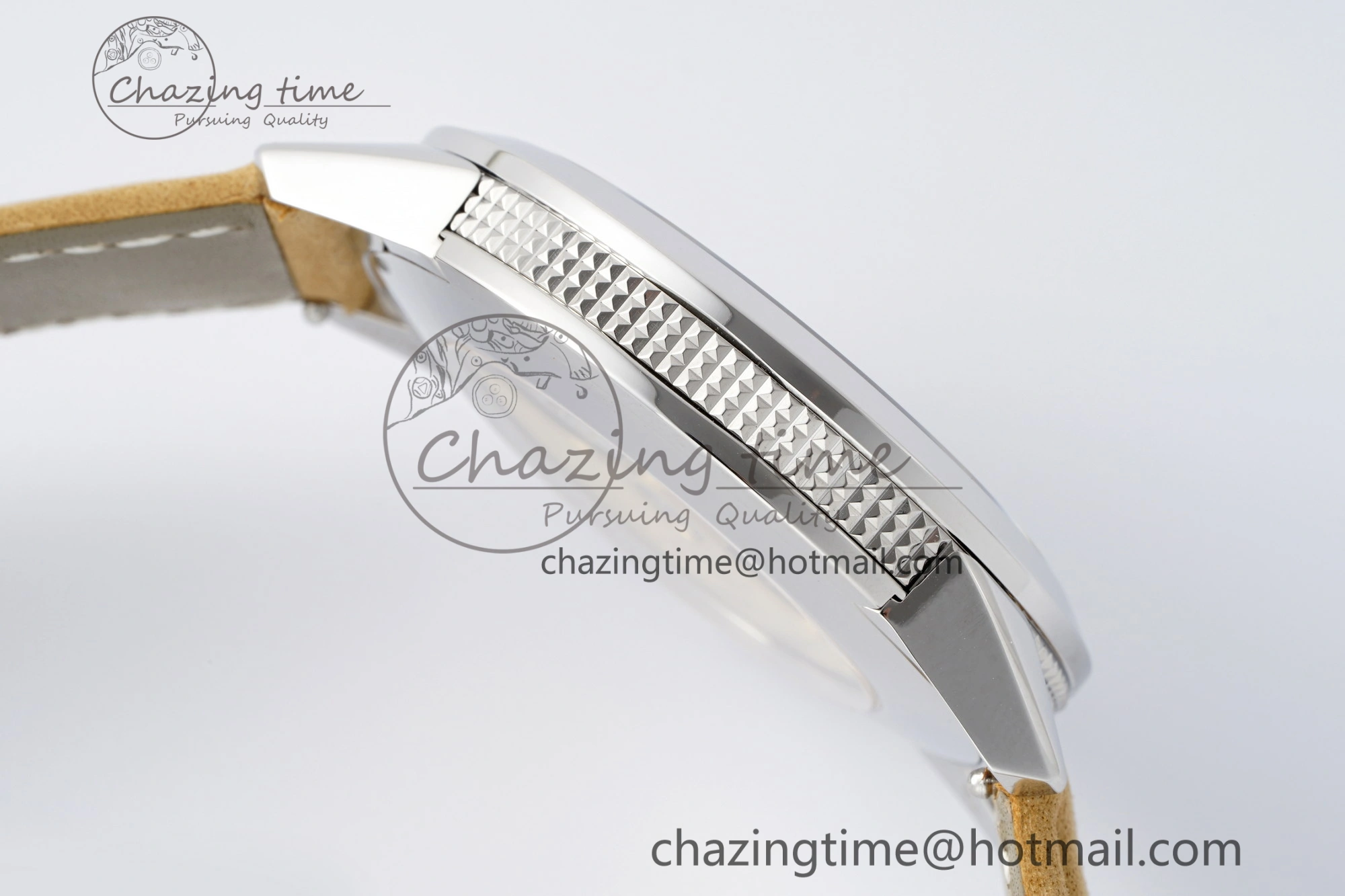 Calatrava 5226G SS HKF 1:1 Best Edition Gray Rock Dial on Brown Leather Strap 330CS Seasonal 8821