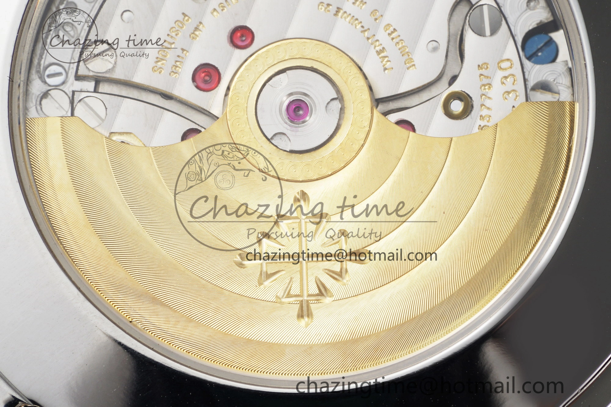 Calatrava 5226G SS HKF 1:1 Best Edition Gray Rock Dial on Brown Leather Strap 330CS Seasonal 8821