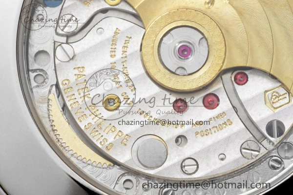 Calatrava 5226G SS HKF 1:1 Best Edition Gray Rock Dial on Brown Leather Strap 330CS Seasonal 8821