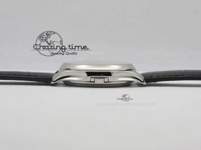 Calatrava 5227 SS Bp-Maker White Dial On Black Leather Strap MIYOTA 9015 PP324CS TechFriendly 9066