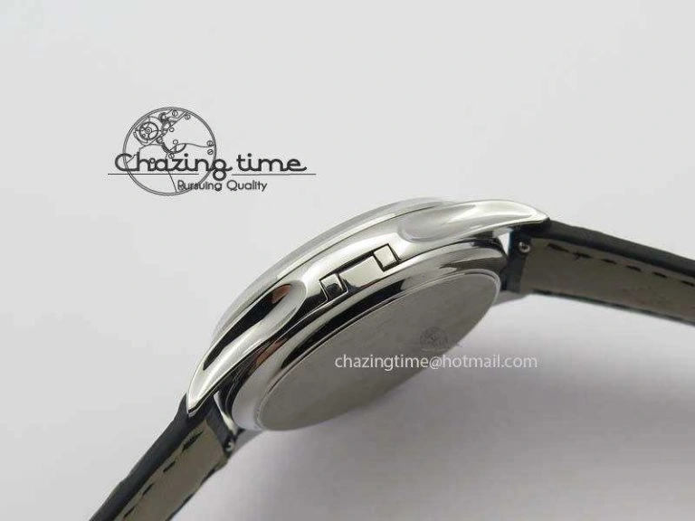 Calatrava 5227 SS Bp-Maker White Dial On Black Leather Strap MIYOTA 9015 PP324CS TechFriendly 9066