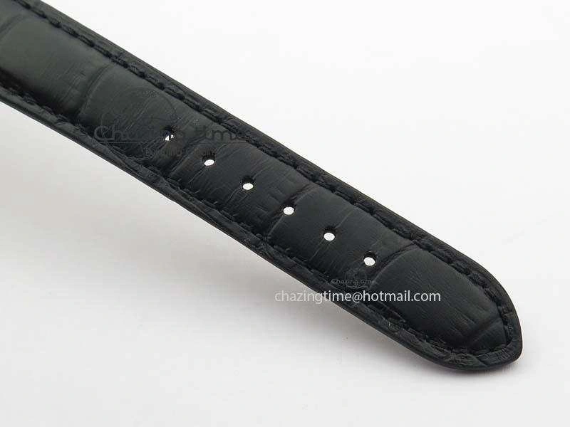 Calatrava 5227 SS Bp-Maker White Dial On Black Leather Strap MIYOTA 9015 PP324CS TechFriendly 9066